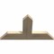 Ekena Millwork Portland Rough Sawn Timber Gable Bracket, Douglas Fir, 36"W x 21"H x 2"D x 6"F, 14/12 Pitch GBW036X21X0206POR00RDF - alternate 4